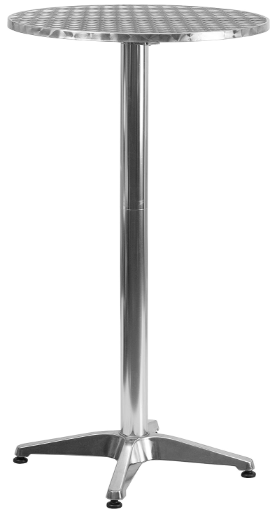 23.25" Aluminum Cocktail Tables