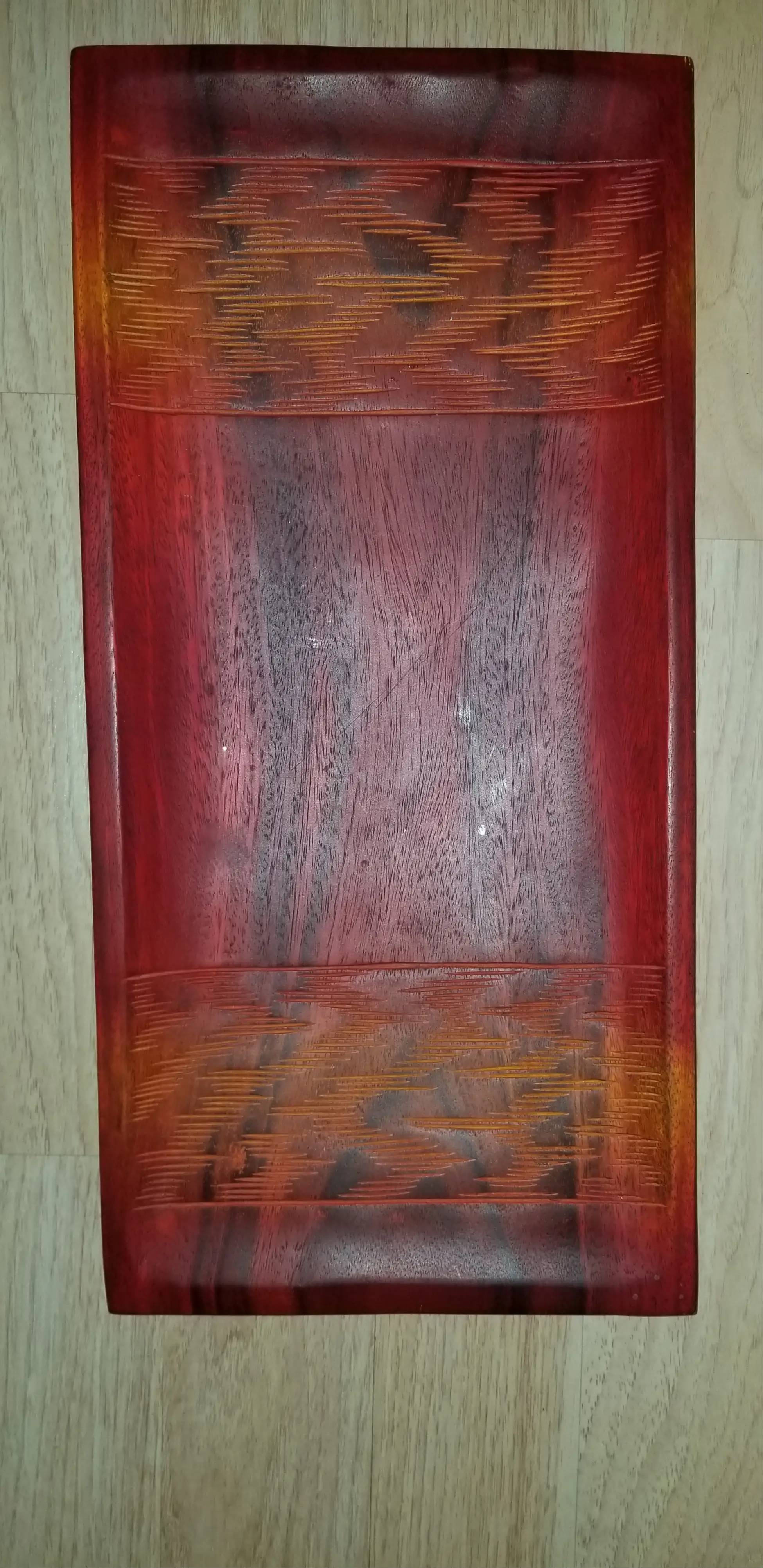 Carved Wooden Tray