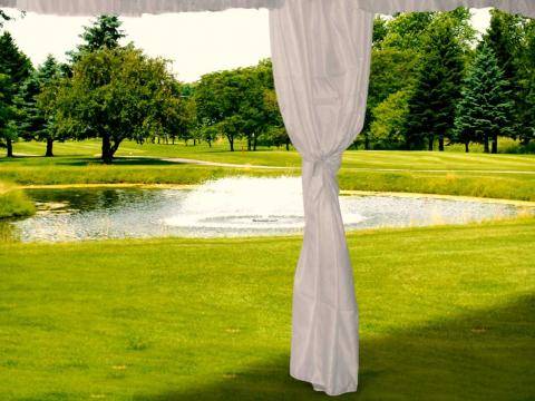 White Tent Leg Covers