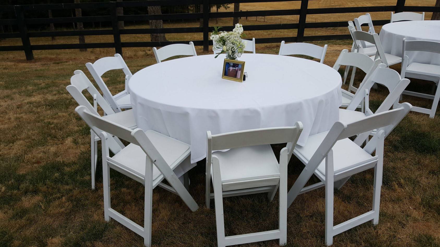 Resin 60"Table&Chair 20