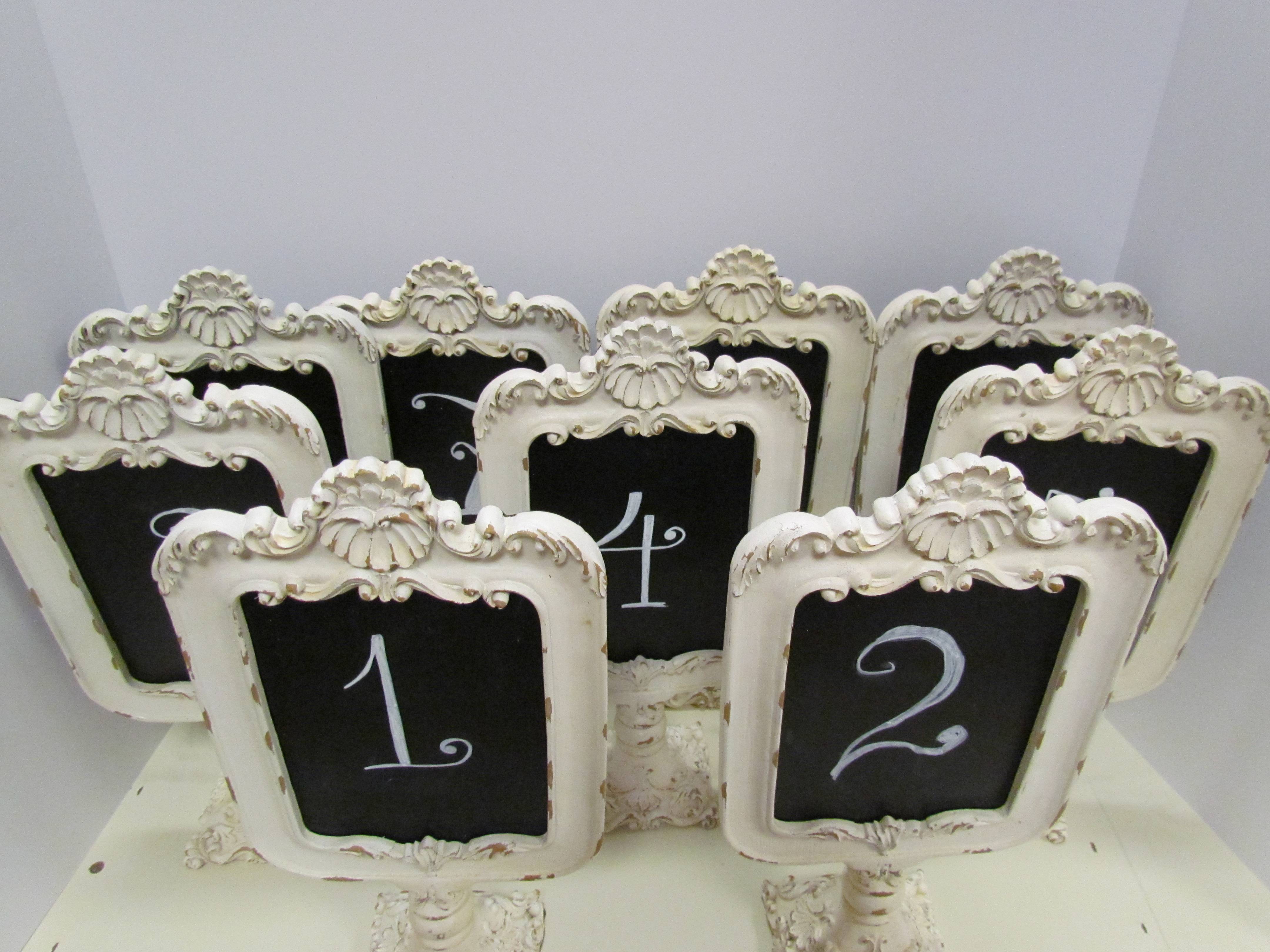Victorian Table Numbers (Set of 9)