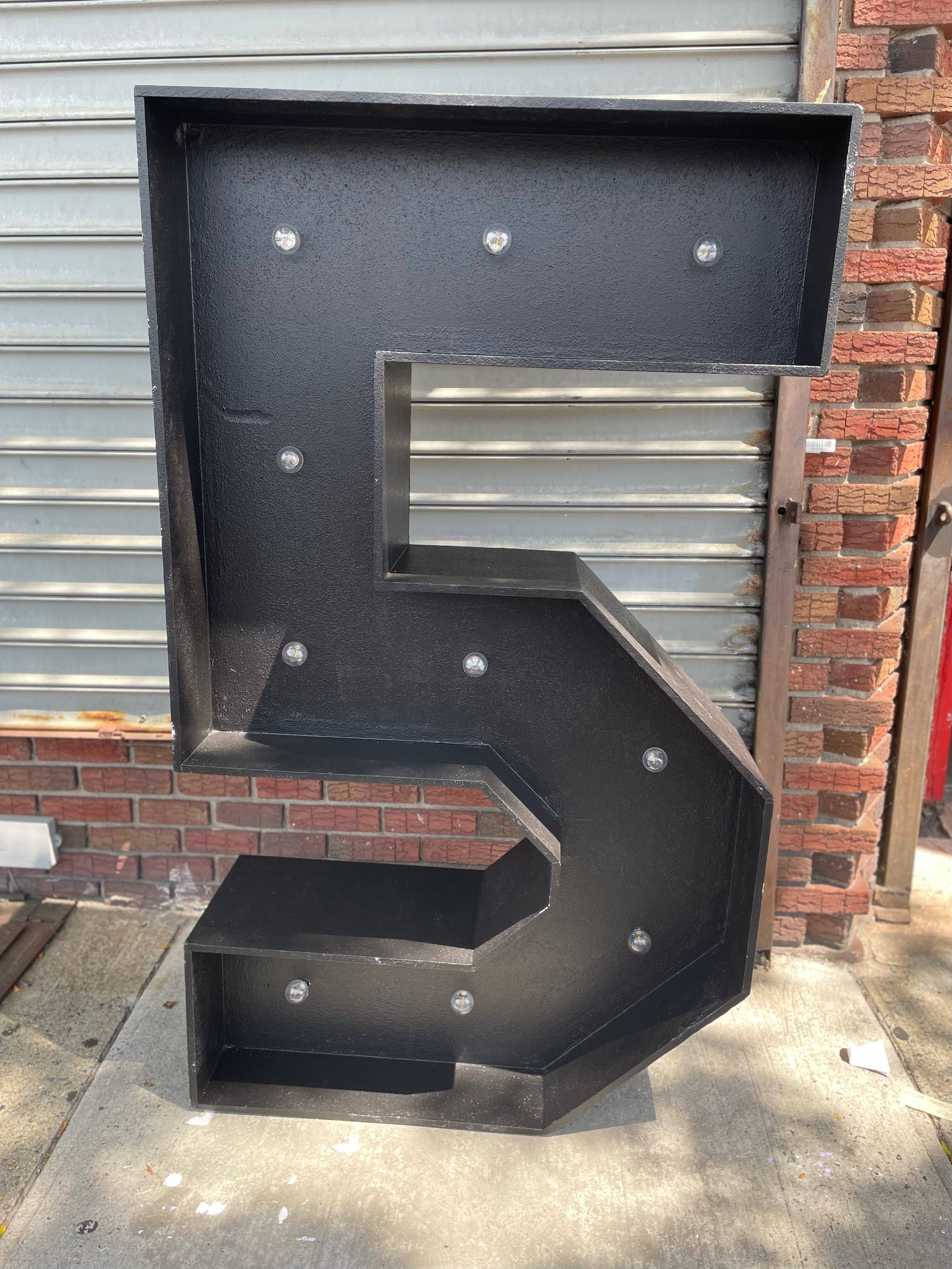 Black Marquee Numbers