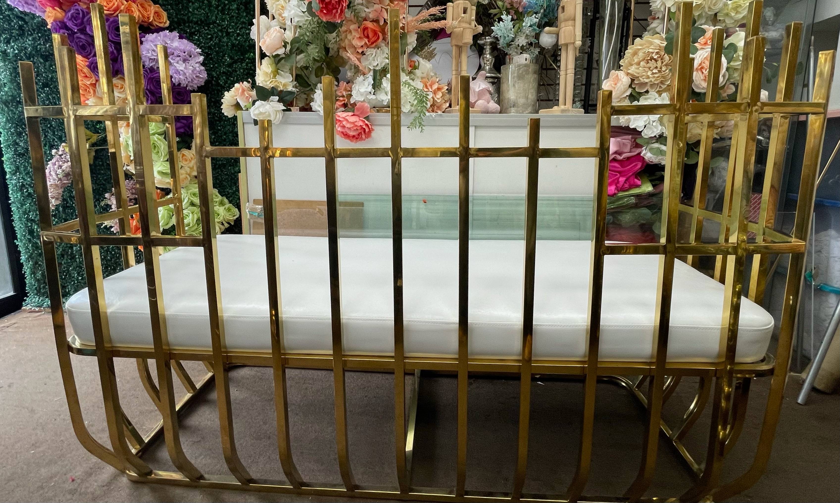 Golden Cage Lounge Sofa