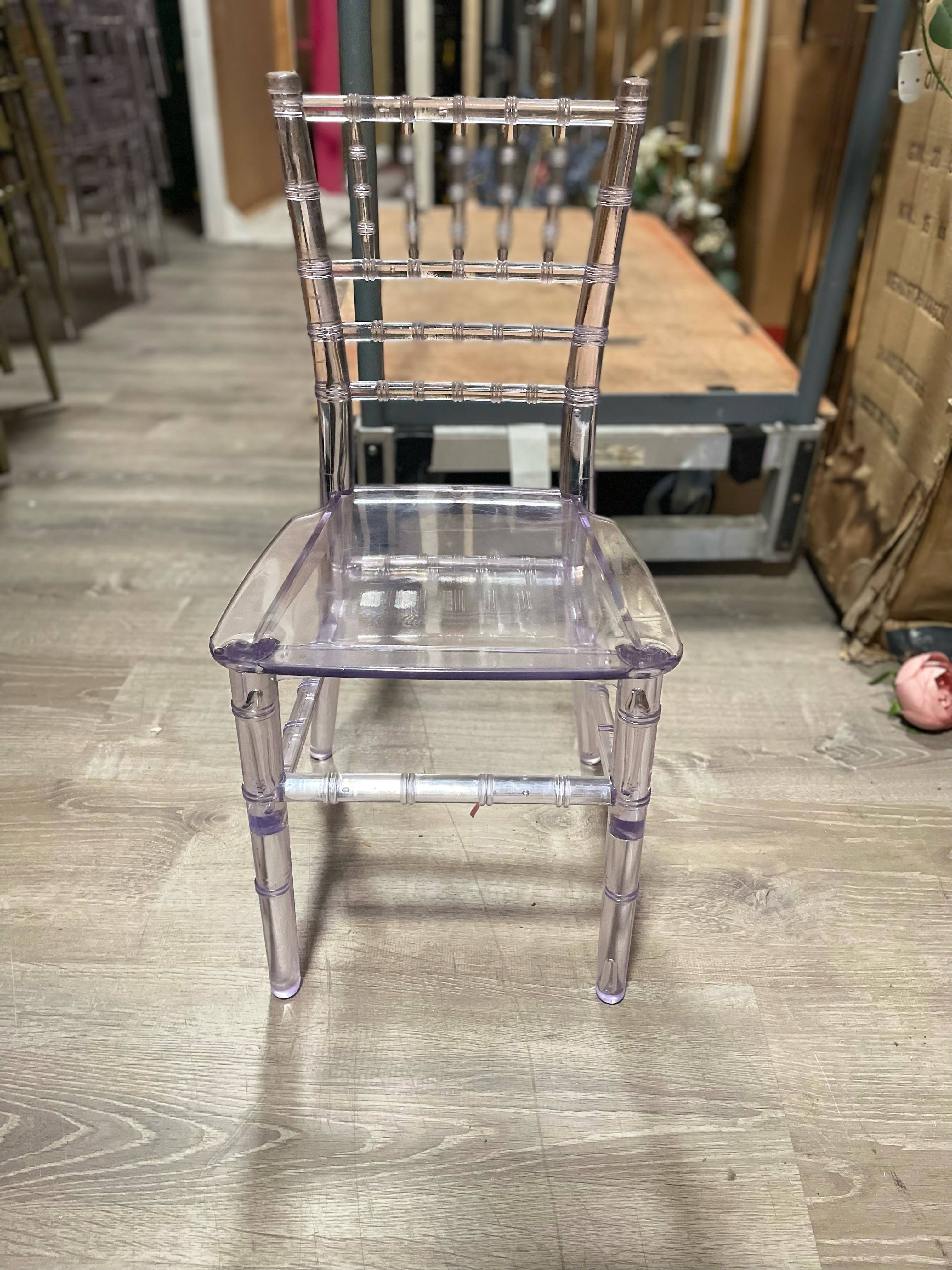 Kids Clear Bamboo Chiavari Chairs