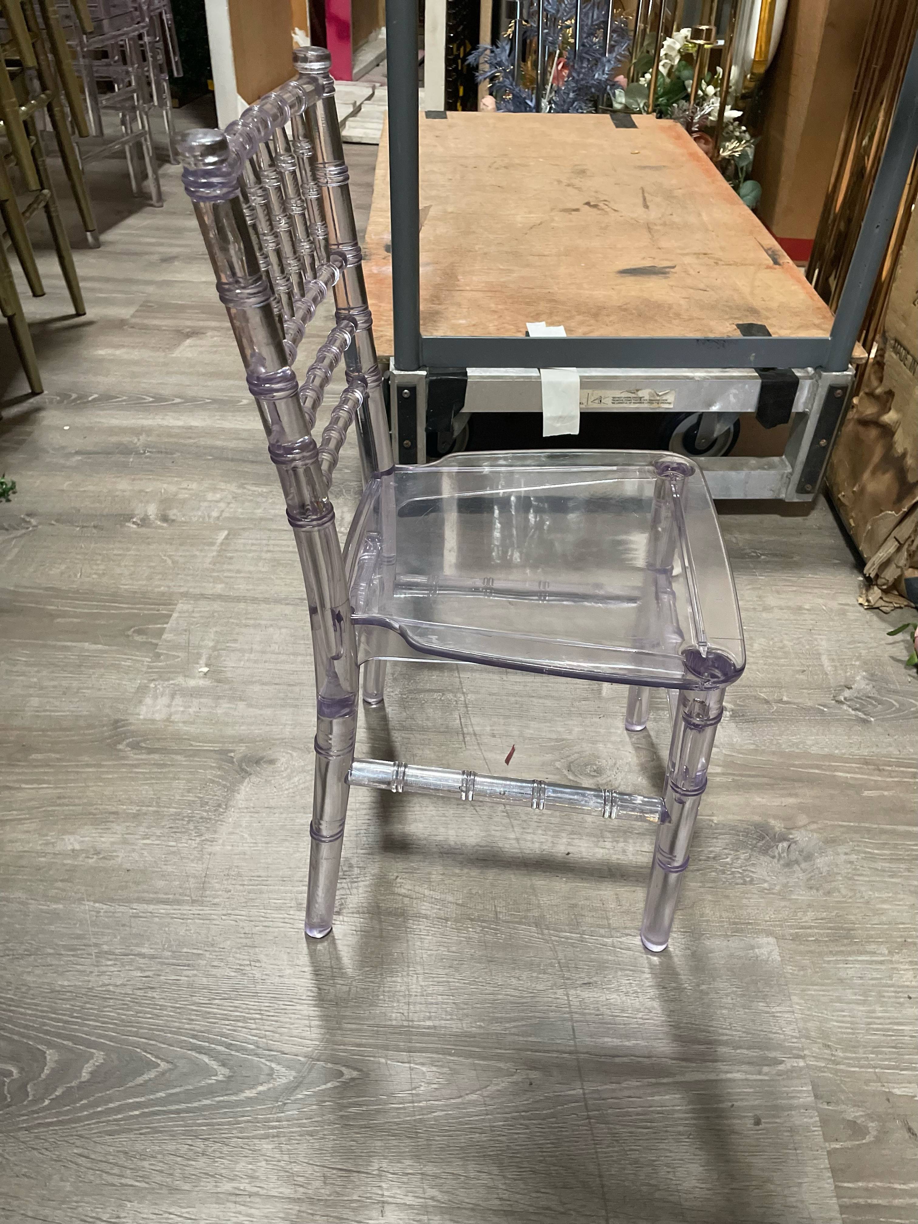 Kids Clear Bamboo Chiavari Chairs