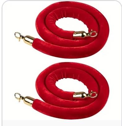 Red Stanchion Ropes