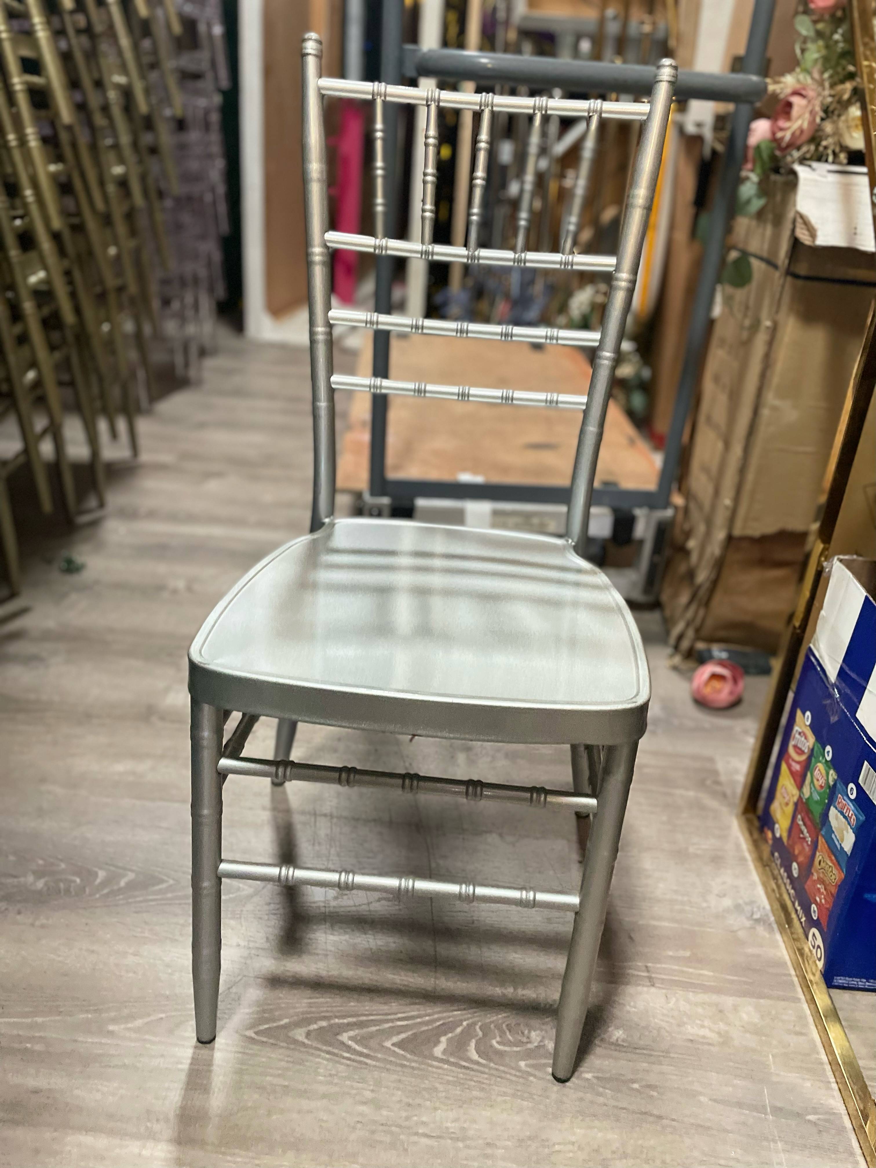 Silver Bamboo Chiavari Chair