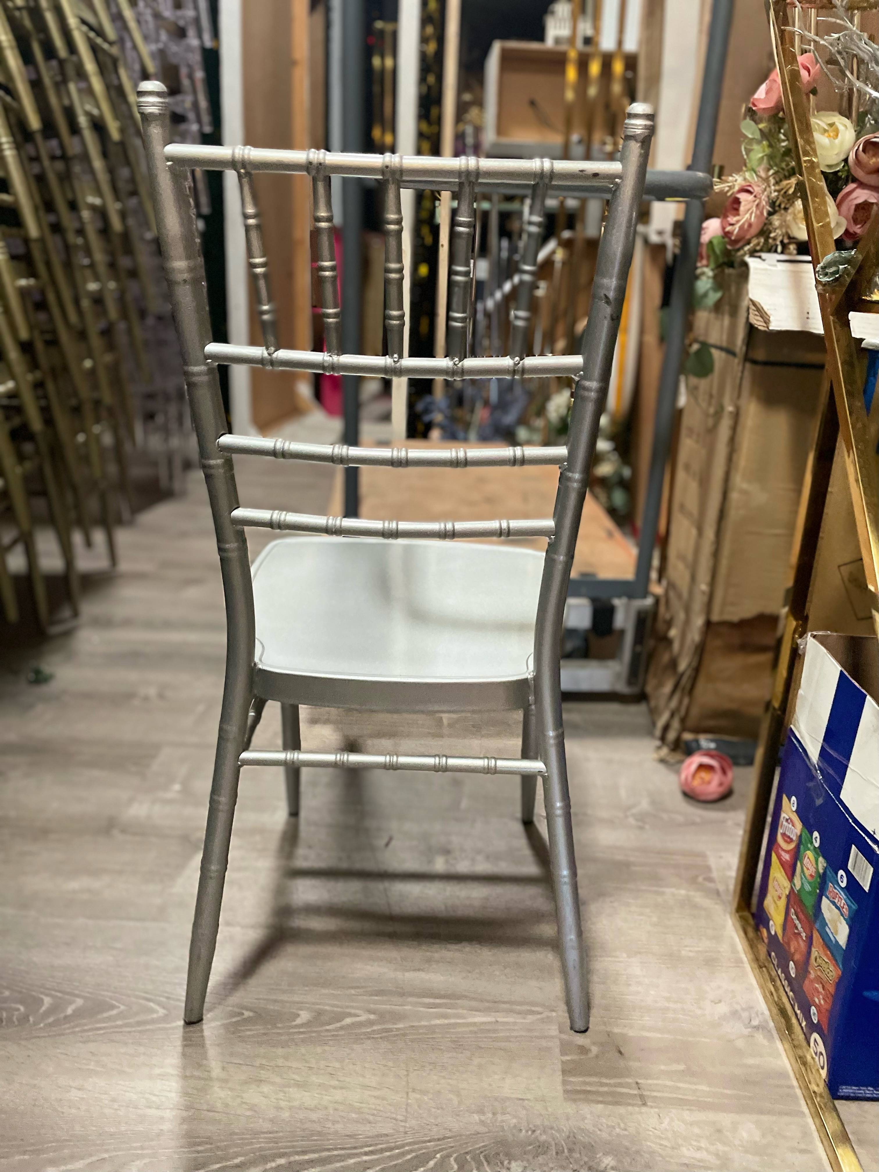 Silver Bamboo Chiavari Chair