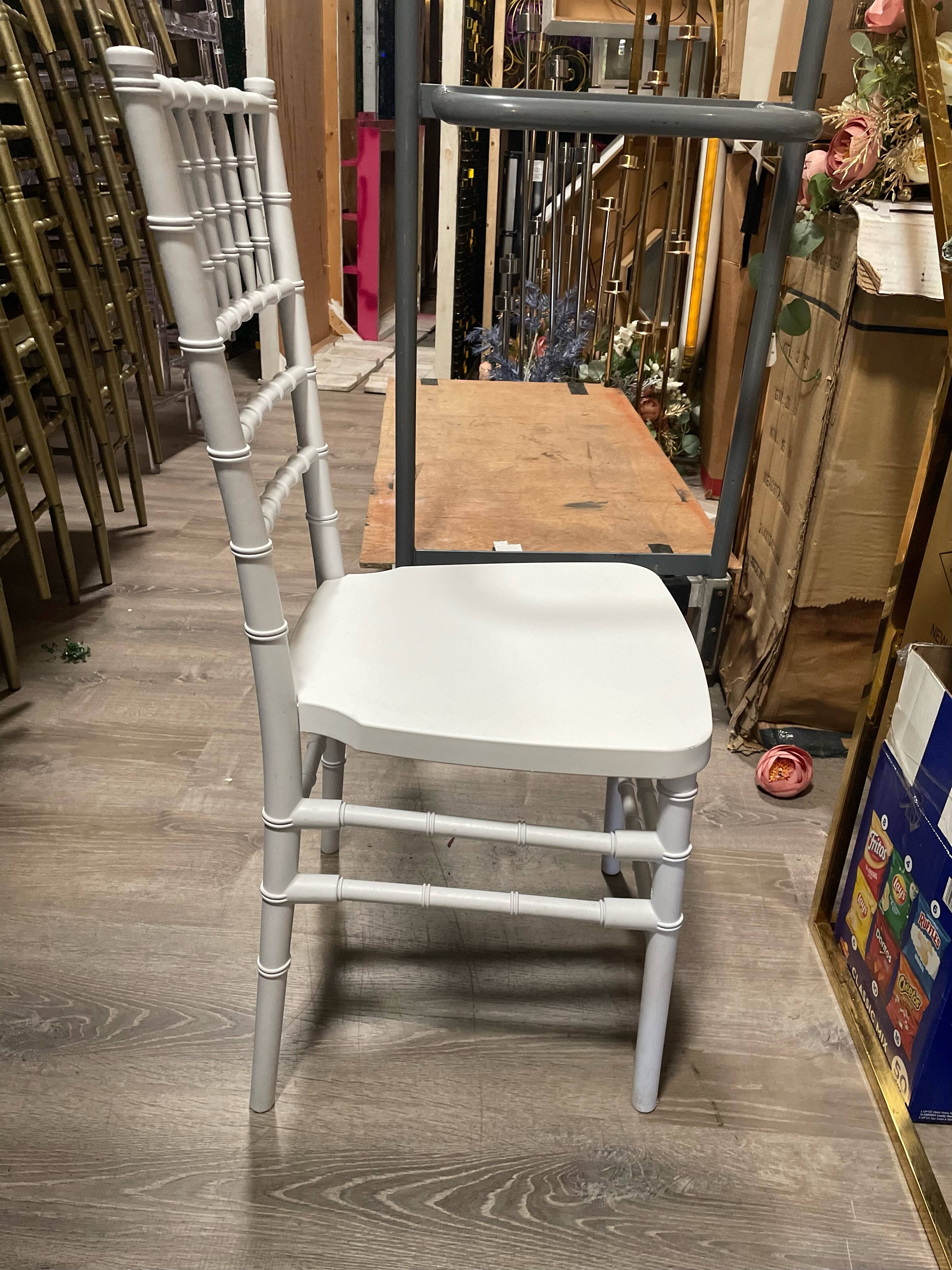 White Bamboo Chiavari Chairs