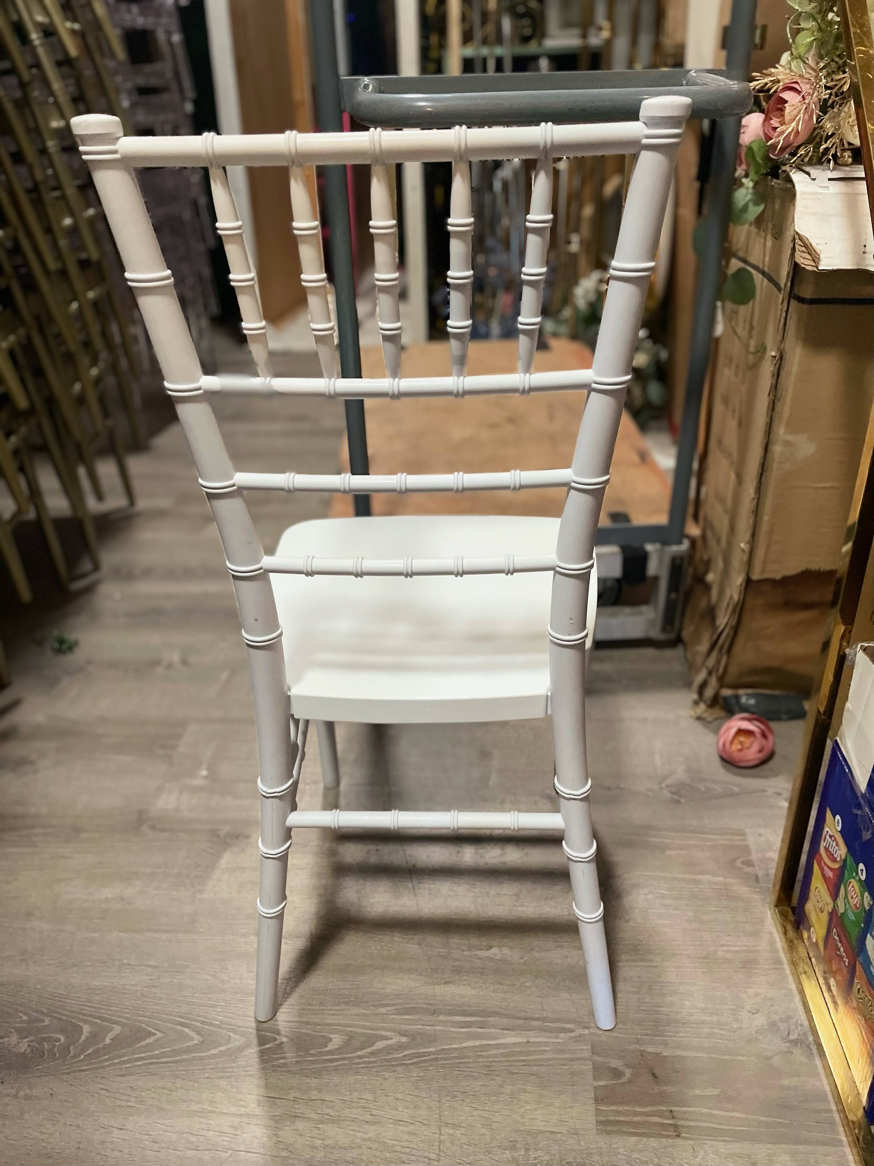White Bamboo Chiavari Chairs