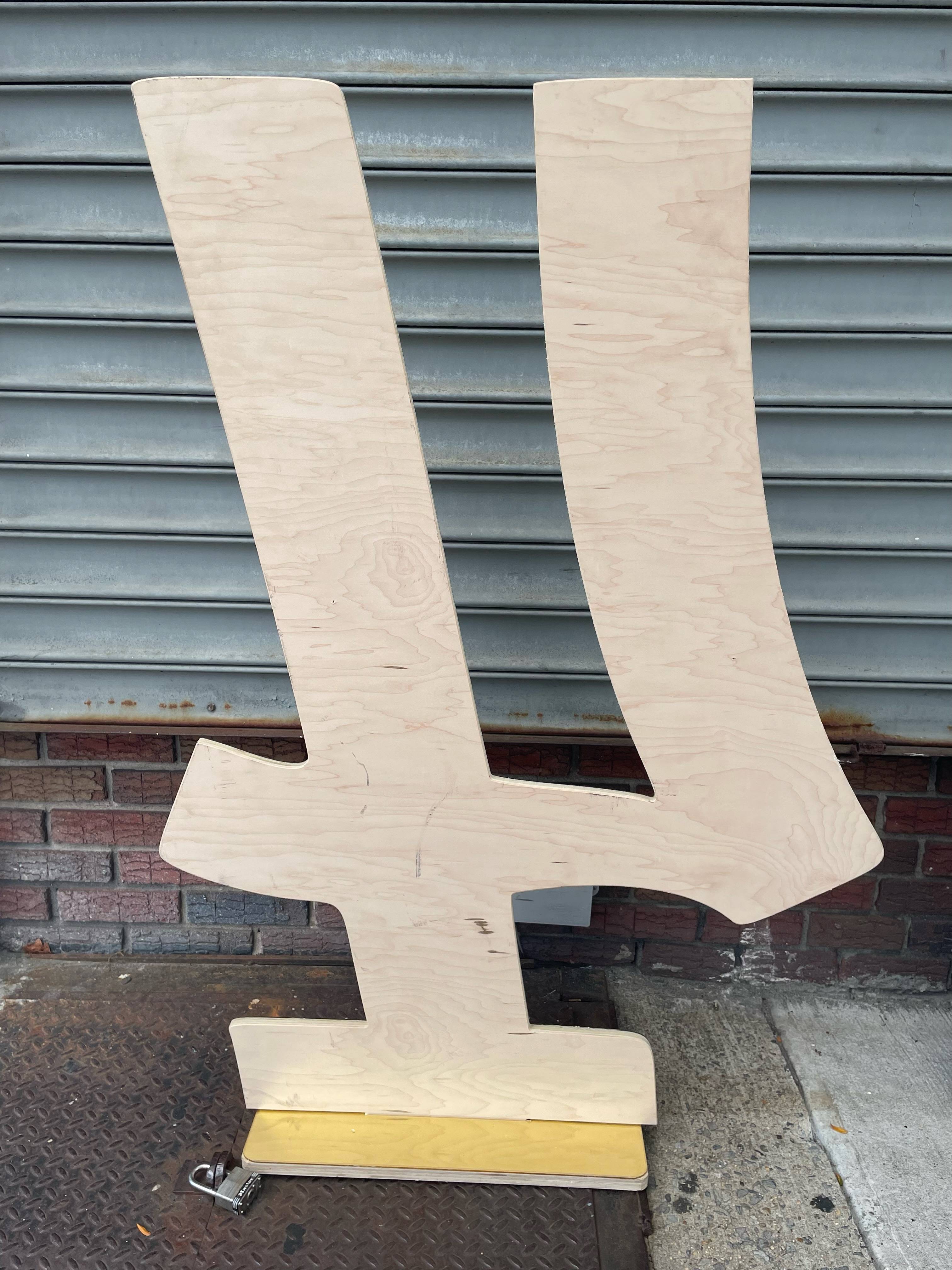 Individual Gold Mirror Acrylic Numbers